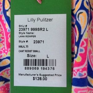 Lilly Pulitzer short jumpsuit